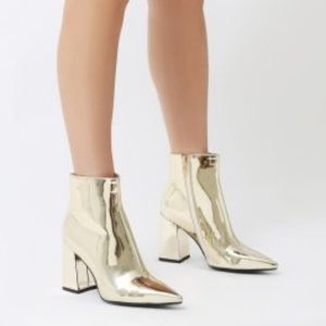 Public Desire Empire boots-gold